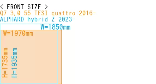 #Q7 3.0 55 TFSI quattro 2016- + ALPHARD hybrid Z 2023-